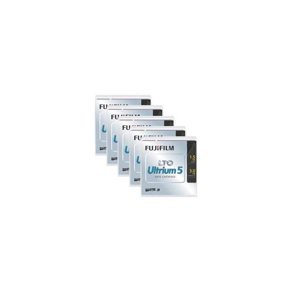 富士フイルム LTO Ultrium5データカートリッジ バーコードラベル(縦型)付 1.5TB LTO FB UL-5 OREDPX5T1パック(5巻)
