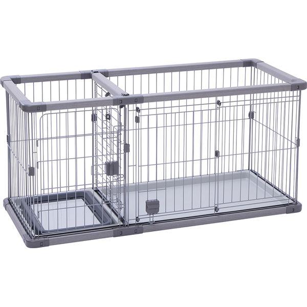 W27671 【商品名】 ペティオ 犬用 トイレのしつけが出来る ドッグルームサークルPlus グレー レギュラー ペット住関連用品 【ジャンル・特徴】 工具不要で組み立て・組み直しが簡単 [ W27671 ] ※詳細は商品説明をご確認下さ...