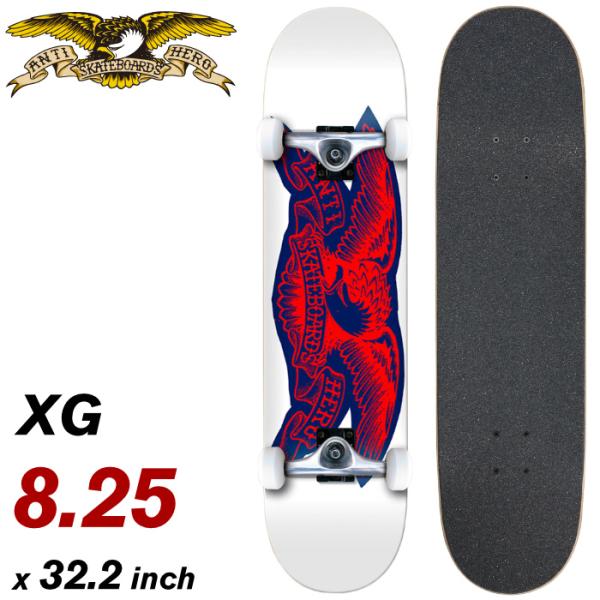 ANTIHERO（アンタイヒーロー） スケボー コンプリート スケートボード