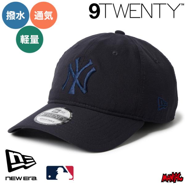 ニューエラ NY ローキャップ 9TWENTY NEWERA ベルクロストラップ Tech Air MLB ニューヨーク・ヤンキース ネイビー 14774419 アウトドア