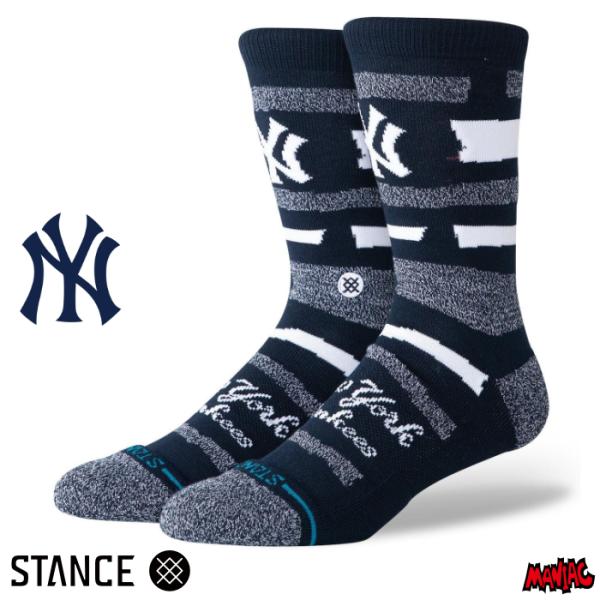 STANCE（スタンス） ソックス NY ヤンキース 靴下 くつ下 メンズ