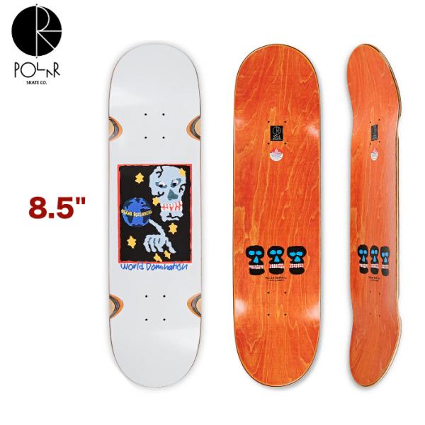 Polar Skate Co. スケートボードデッキ　ポーラー　8.5インチ maniac_polar-dk-orw-ww-85k0