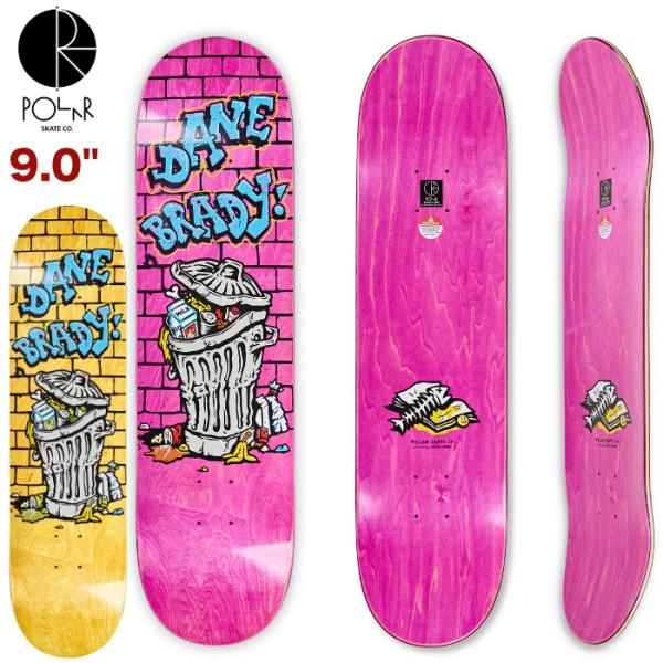 POLAR SKATEBOARD DANE BRADY 9.64 インチ デッキ POLAR SKATE CO. スケボー デッキ ポーラー 9．0 DANE BRADY
