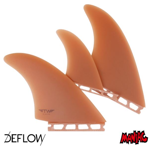 DEFLOW ツインフィン　フューチャー futures. future フューチャー フィン ツインフィン DEFLOW