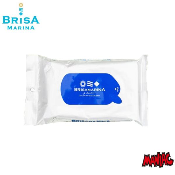 【3980円(税込)以上のご注文で送料無料!!】※沖縄・離島地域では別途中継料が発生します。BRISAMARINAの日焼け止めをサッと拭き取るだけで簡単にオフできるクリアシートが、 より肌に配慮した処方にリニューアル！<br>ク...