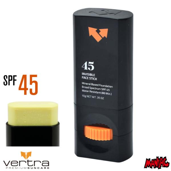 vertra バートラ 日焼け止め Face Stick フェイススティック SPF45+ PA++++ クリア