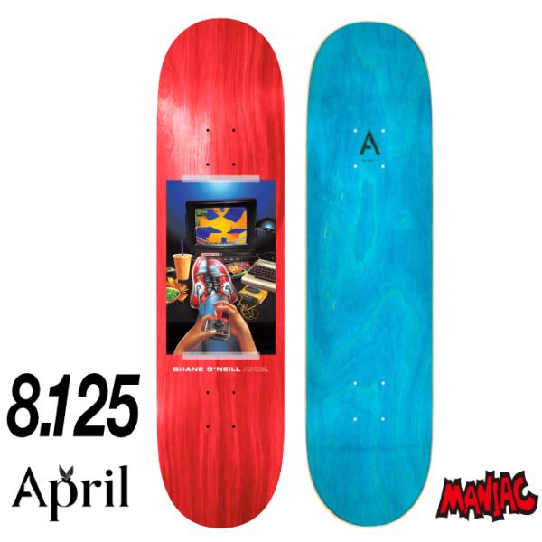 PRIMITIVE スケボー デッキ 単品 スケートボード April エイプリル