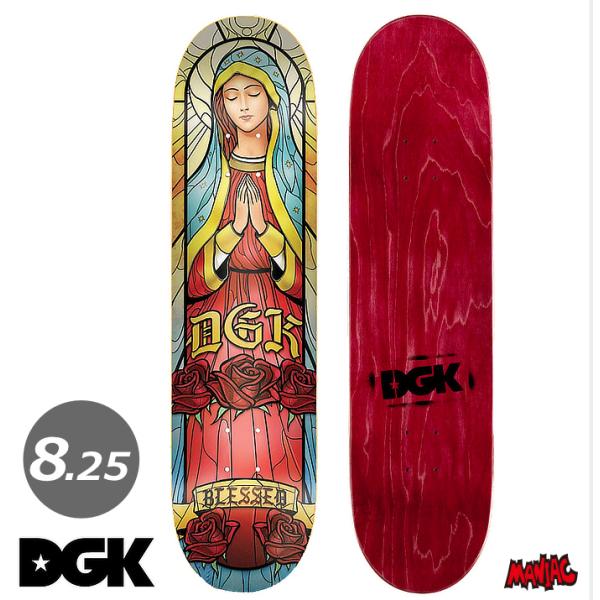 DGK スケボー デッキ 単品 スケートボード ディージーケー GLASS 8.25