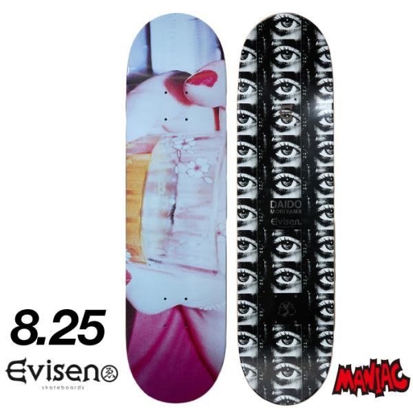 スケートボード スケボー デッキ  evisen  8.25インチ スケボー デッキ スケートボード 8．25 EVISEN エヴィセン