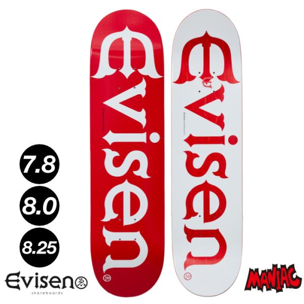 スケボー デッキ スケートボード EVISEN エヴィセン エビセン EVI-LOGO
