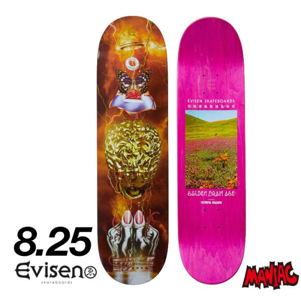 スケボー デッキ スケートボード EVISEN エヴィセン エビセン 8．25