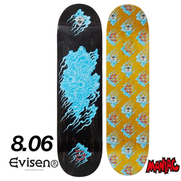 Evisen スケートボードデッキ 8.00 スケボー デッキ スケートボード 8．06 EVISEN エヴィセン