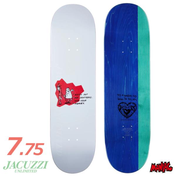 スケボー デッキ 単品 スケートボード JACUZZI UNLIMITED ジャグジー