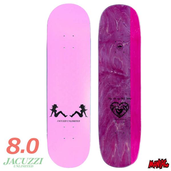 スケボー デッキ 単品 スケートボード JACUZZI UNLIMITED ジャグジー