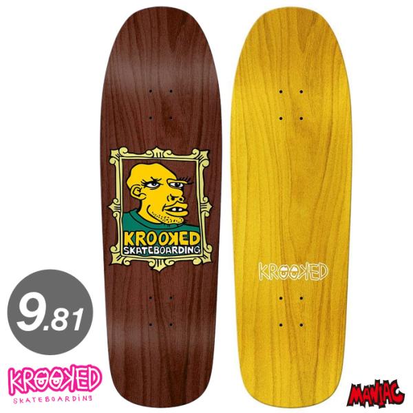 KROOKED（クルキッド） スケボー デッキ 単品 スケートボード GONZ