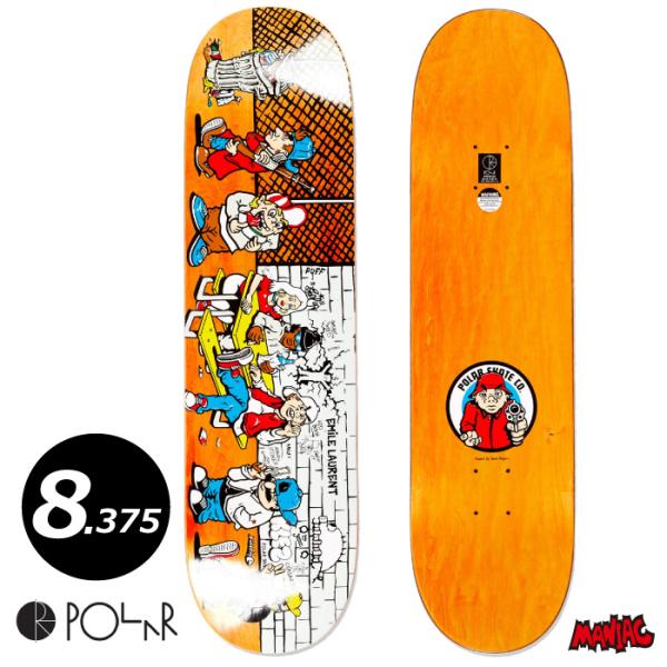 スケボー デッキ 単品 スケートボード POLAR ポーラ ポーラー