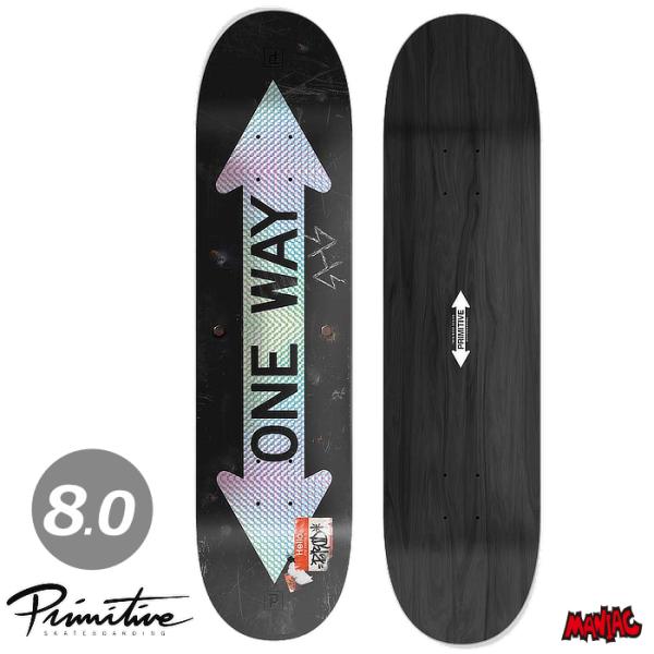 【新品未使用UMA Cody 8.1インチ スケートボードデッキ】 PRIMITIVE（プリミティブ） スケボー デッキ 単品 スケートボード