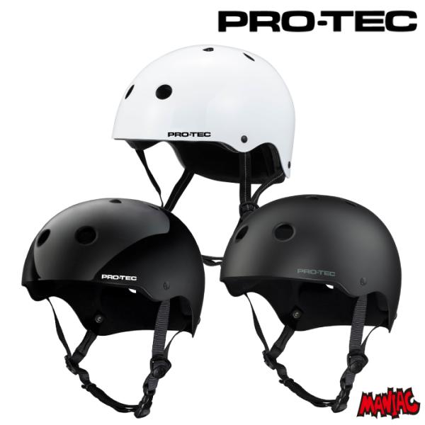 スケートボード スケボー ヘルメット プロテック PRO-TEC PROTEC CLASSIC GLOSS SKATE HELMET 軽量 メット SK8 スケート