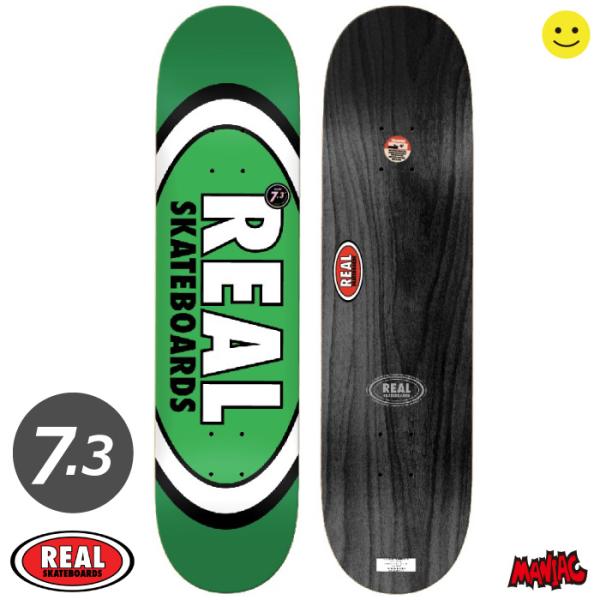 スケボー 子供 キッズ REAL リアル スケートボード デッキ TEAM OVAL