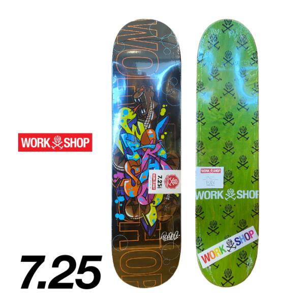 WILLY SANTOS スケボーデッキ 7.25 mobグリップテープ付き デッキ