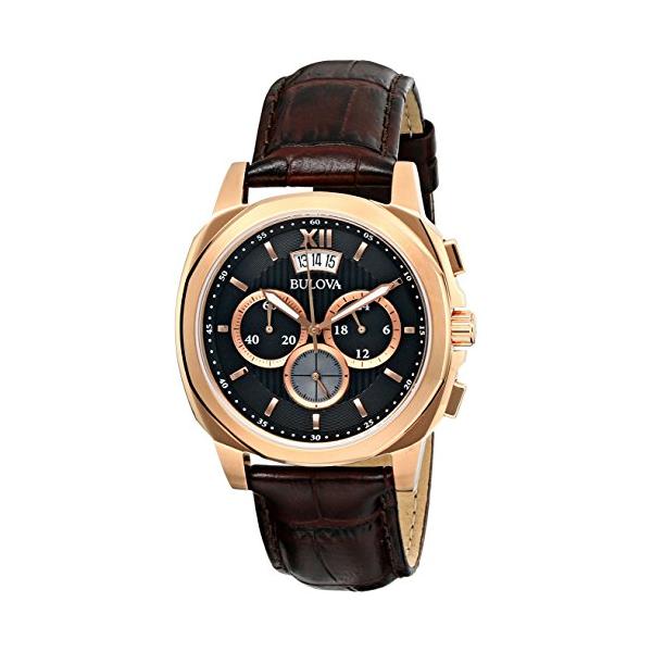 腕時計 ブローバ メンズ 97B136 Bulova Men's 97B136 Classic Analog Display Japanese  Quartz Brown Watch :pd-00790493:マニアックス !店 通販 