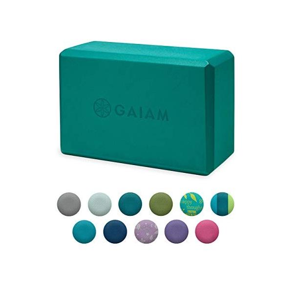 ヨガブロック フィットネス 05-61349 Gaiam Yoga Block - Supportive Latex-Free EVA Foam Soft Non-Slip