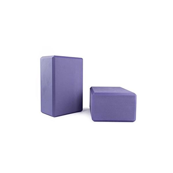 ヨガブロック フィットネス P-INVAPYB964/PURPLE-2PCS Nu-Source Yoga Block (2-Piece), Purple, 9 x 6 x 4-Inch海外限定品を迅速輸入！5〜15営業日にて発送します。商...