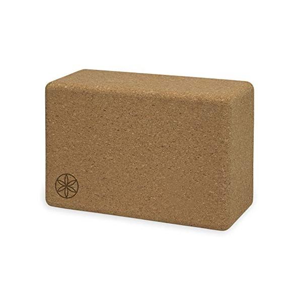 ヨガブロック フィットネス 05-59233 Gaiam Sol Natural Cork Yoga Block , 4-Inch x 6-Inch x 9-Inch