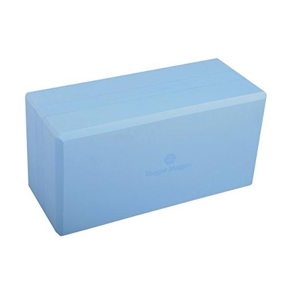 ヨガブロック フィットネス BL-FOAM-5-BIGBLUE Hugger Mugger 5 in. Big Foam Yoga Block - Blue - Extra