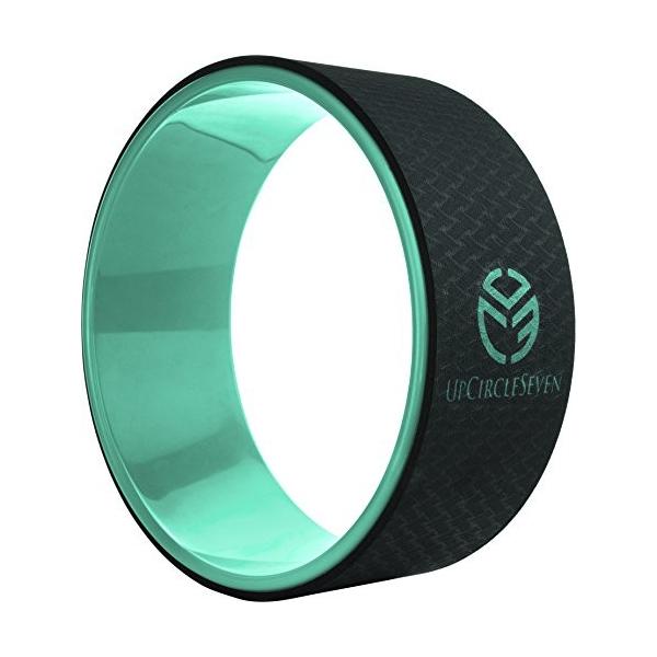 UpCircleSeven ヨガ用ホイール シアン 高さ約30ｃｍ 幅約12.7ｃｍ ストレッチ 腰痛 背中の痛みヨガウィール フィットネス unknown UpCircleSeven Yoga Wheel - [Pro Series] S...