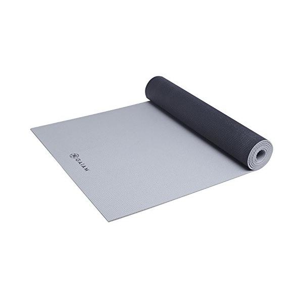 ヨガマット フィットネス 05-61462 Athletic Yoga Gaiam Athletic Yoga Series dynaMAT Xtra-Wide Mat, Bl
