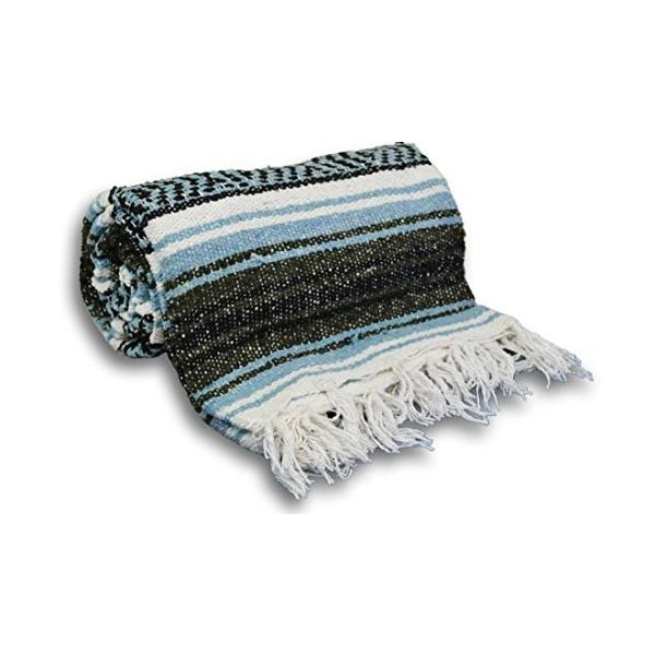 ヨガ フィットネス Y042MEXLBL01 YogaAccessories Traditional Mexican Yoga Blanket - Light Blue海外限定品を迅速輸入！5〜15営業日にて発送します。商品名（自動翻訳）：...