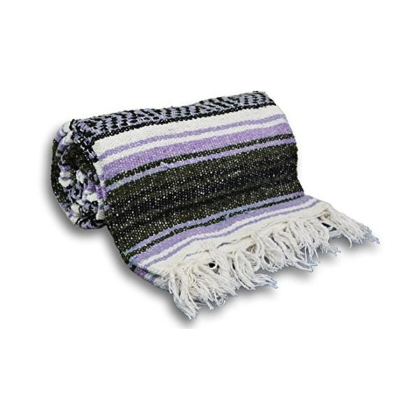 ヨガ フィットネス Y042MEXLPU01 YogaAccessories Traditional Mexican Yoga Blanket - Light Purple海外限定品を迅速輸入！5〜15営業日にて発送します。商品名（自動翻訳...