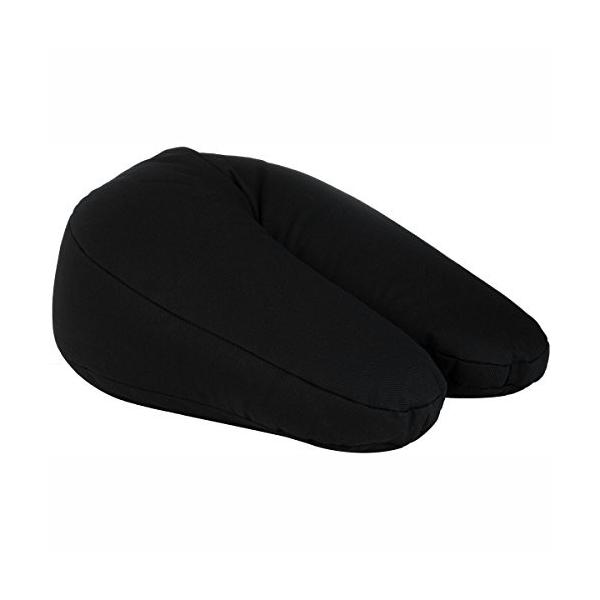 ヨガ フィットネス BO-VSHAPE-CHOICE-HMBLACK Hugger Mugger V-Shaped Meditation Cushion - Black - Provides Support in Cross-Legged ...
