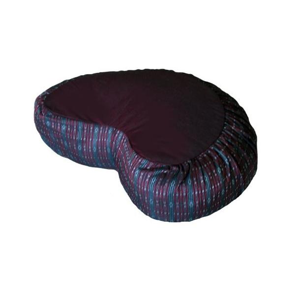 ヨガ フィットネス TS077E2 Boon Decor Meditation Cushion Crescent Zafu Pillow - Global Weave Burgundy海外限定品を迅速輸入！5〜15営業日にて発送します。商品...