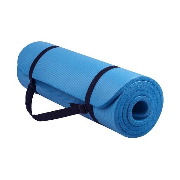 ヨガマット フィットネス BFGY-AP6BL Signature Fitness All Purpose 1/2-Inch Extra Thick High Density