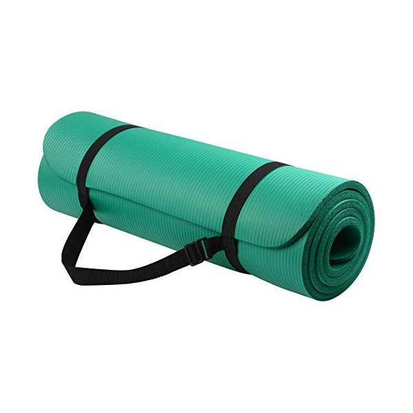 ヨガマット フィットネス BFGY-AP6GR Signature Fitness All Purpose 1/2-Inch Extra Thick High Density