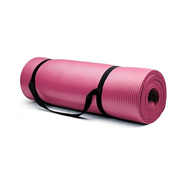 ヨガマット フィットネス SYOG-002 Extra Thick Yoga Mat, 5/8 Inch (16 mm) with No Stick Ridge - Non-S