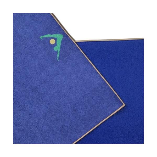 ヨガマット フィットネス YM007SPH AURORAE Synergy 2in1 Hot Yoga Mat with integrated Non Slip Microfiber Towel. No Slipping No Bunchi...