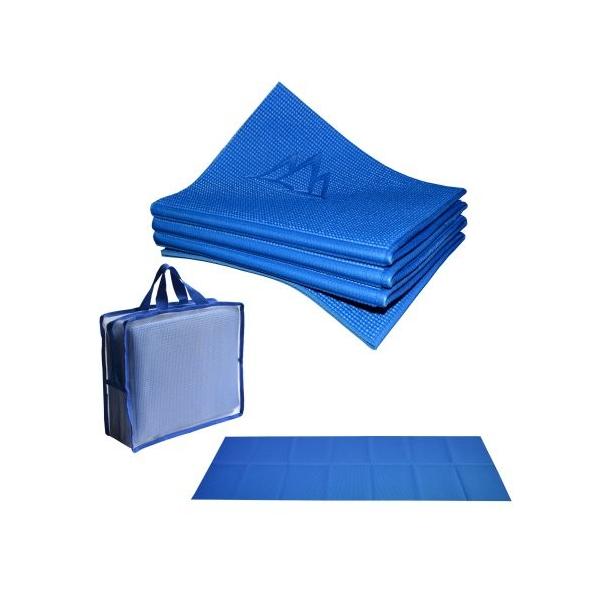 ヨガマット フィットネス YFM-ECEL-287C Khataland YoFoMat? - Best Travel Yoga Mat - Royal Blue, Extr