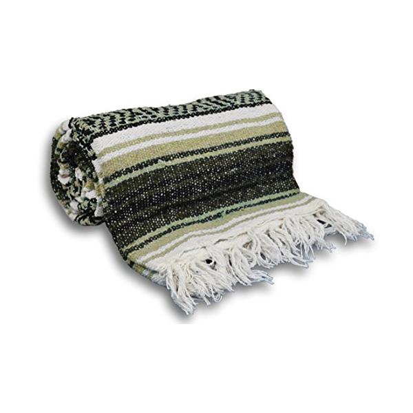 ヨガ フィットネス Y042MEXLBR01 YogaAccessories Traditional Mexican Yoga Blanket - Light Brown
