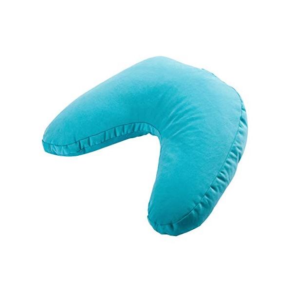 ヨガ フィットネス BO-VSHAPE-SOLID-AQUA Hugger Mugger V-Shaped Meditation Cushion - Aqua - Provides Support in Cross-Legged Sitti...