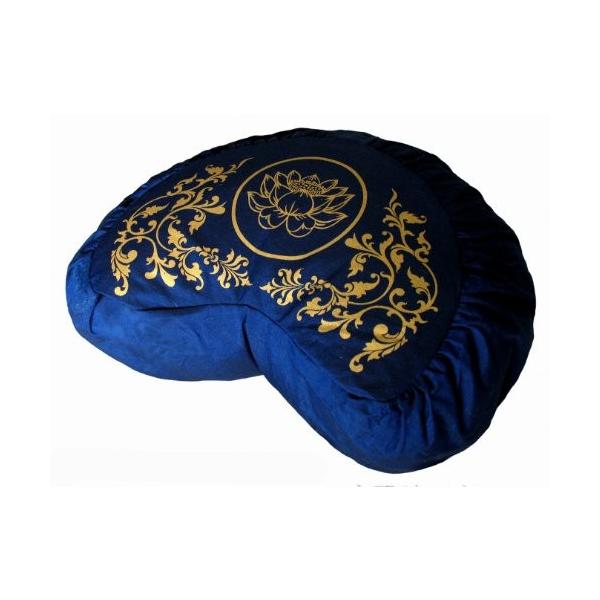 ヨガ フィットネス TS077DB3 Boon Decor Meditation Cushion Zafu Lotus Enlightenment Sacred Symbol (Crescent Eternal Knot Burgundy)...