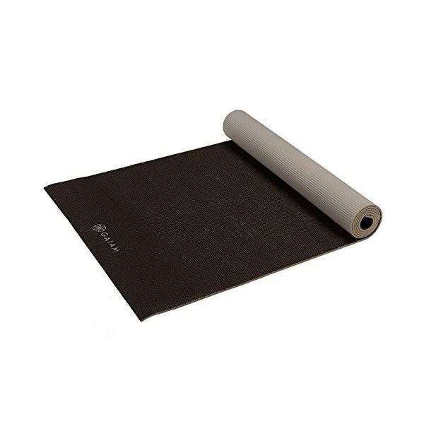 ヨガマット フィットネス 05-61329 Gaiam Yoga Mat Premium Solid Color Reversible Non Slip Exercise &amp;