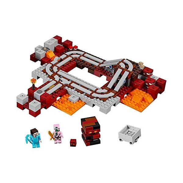 レゴ Lego マインクラフト ネザーレールウェイ 暗黒界 線路 小学生に大人気 Pd マニアックス Yahoo 店 通販 Yahoo ショッピング
