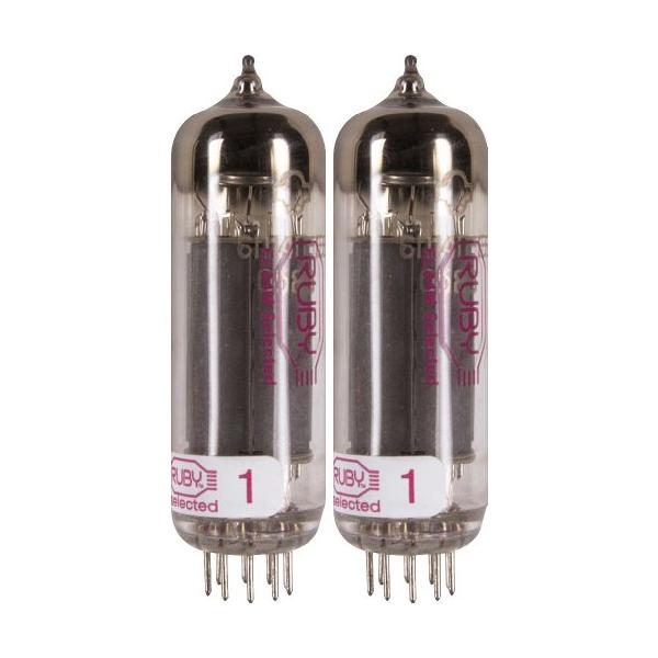 真空管 ギター・ベース アンプ TUEL84CZ-MQ Ruby EL84 Premium Matched Quartet