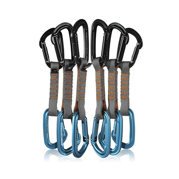 Quickdraw 6 Pack Set Gate Climb Straight With 11cm 海外正規品fusion Quickdraw Contigua Gate Blue Black Straight Carabiner Contigua Straight Gate Cara Pd マニアックス 店