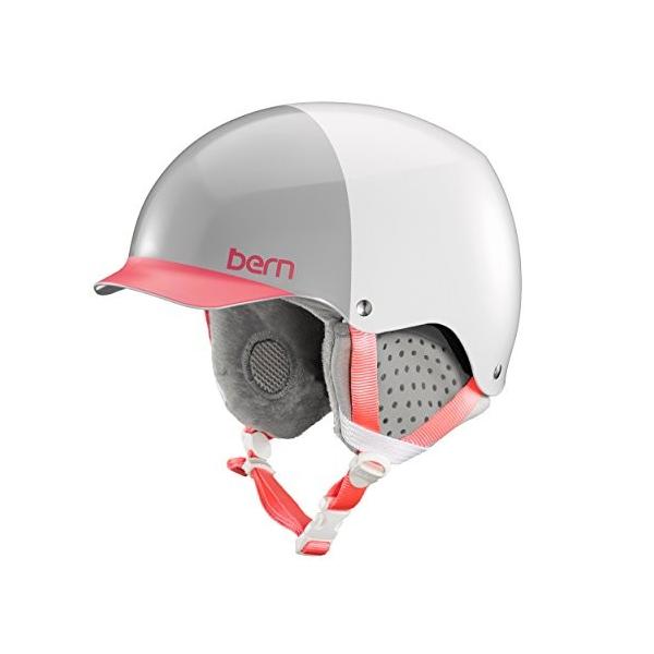 スノーボードbern Muse Snow Helmet Satin White Hatstyle Grey Liner Small Manouvellevoiture Be