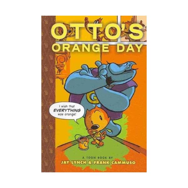 激安の 海外製絵本 知育 英語 Otto's Orange Day Toon Books 最安 -www 