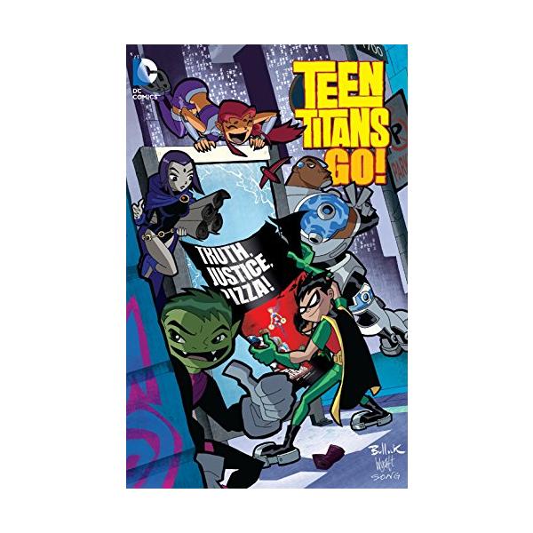 送料込 海外製絵本 知育 英語 Illustrations Teen Titans Go Truth Justice Pizza 送料無料 Www Cepici Ci